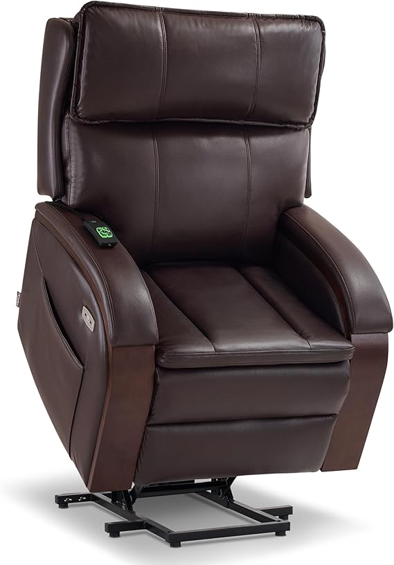 Power Lift Recliner Chair with Massage, Heat & Adjustable Headrest