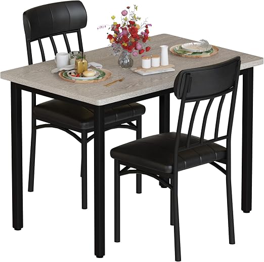 3-Piece Dining Table Set for 2