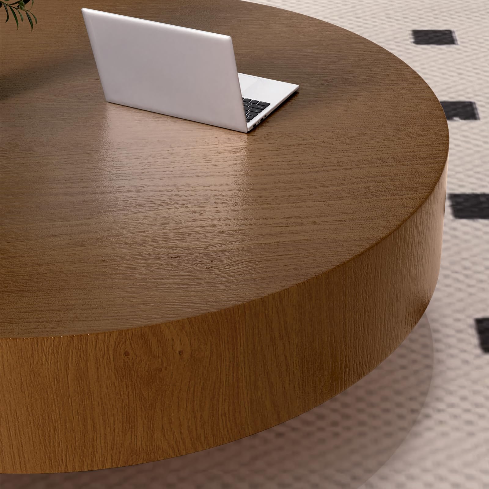Round Drum Coffee Table