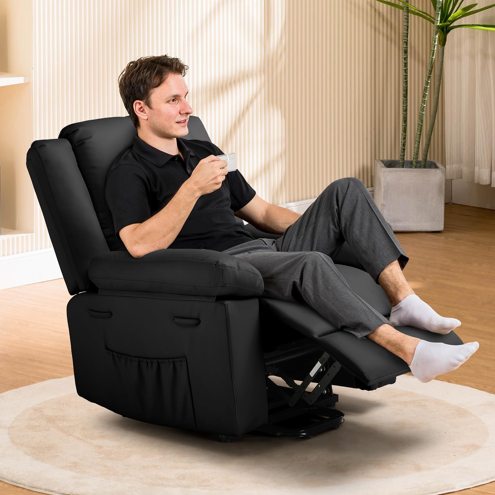 Power Lift Recliner Chair with Heat & Massage
