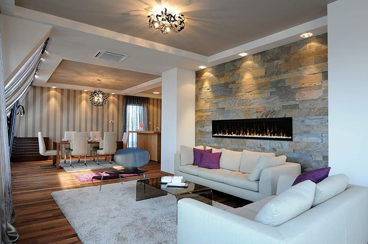 Built-In Linear Electric Fireplace