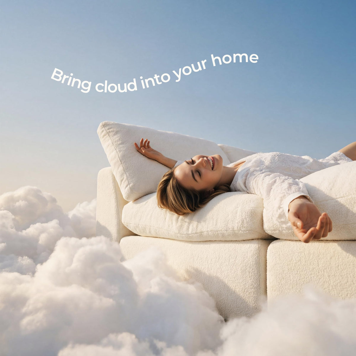 L-Shaped Sectional Sofa with Washable Covers