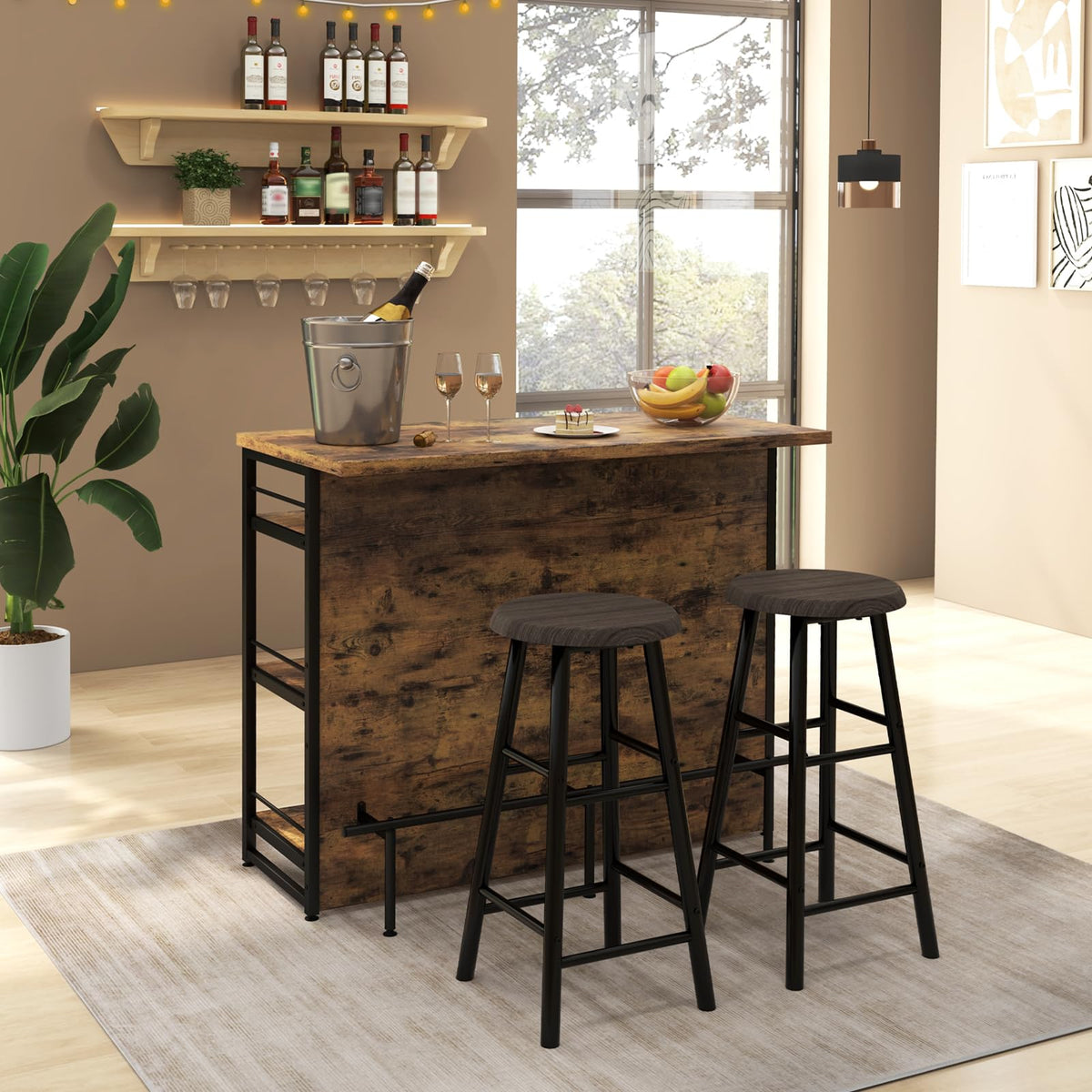 Industrial Home Bar Table