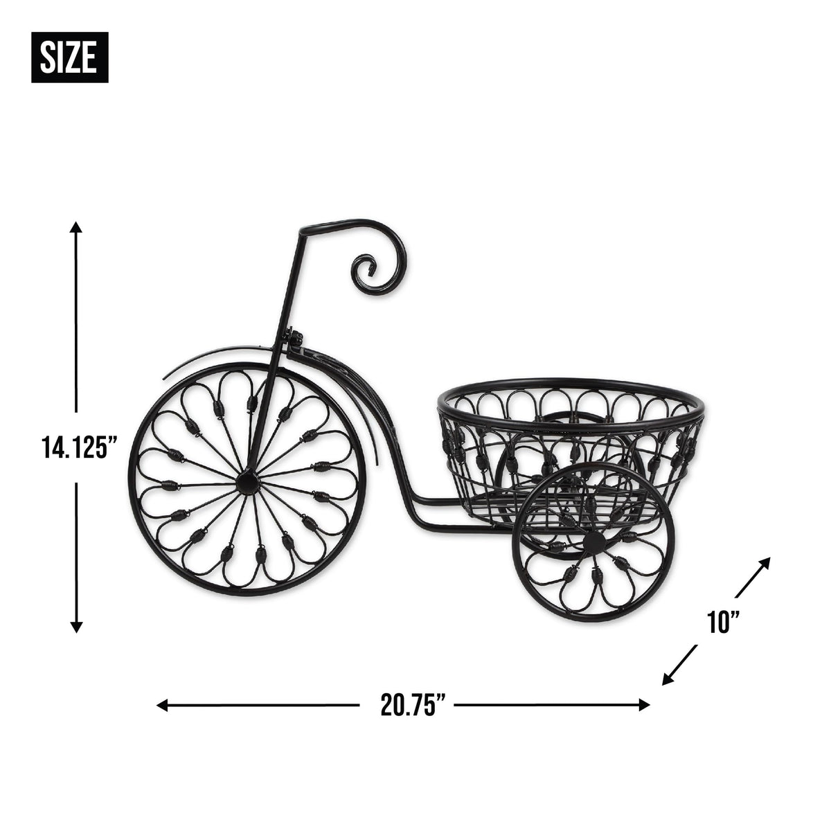 Summerfield Terrace Nostalgic Bicycle Home Garden Decor Iron Plant Stand