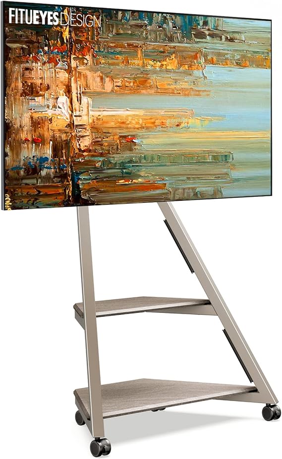 Corner TV Stand with Mount & Swivel for 32–65" TVs