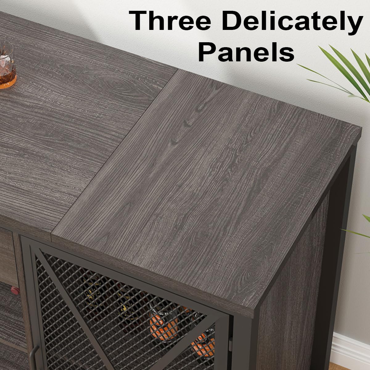 Dual Fridge Bar Cabinet