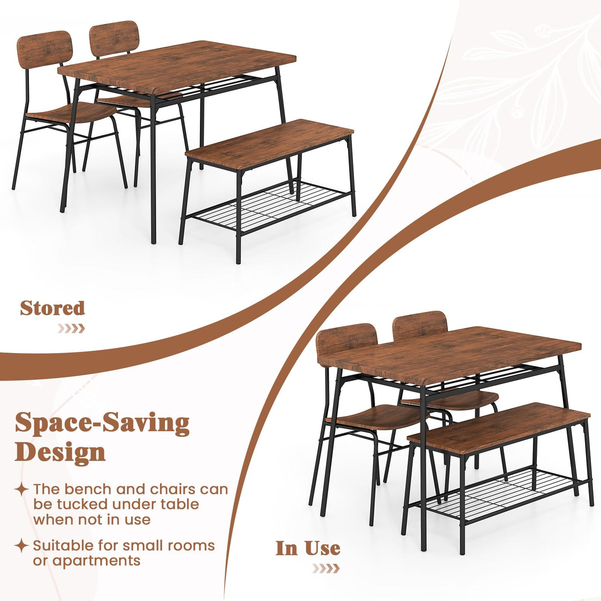 Rectangular Dining Table Set