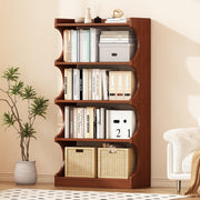 Arched Walnut Bookshelf