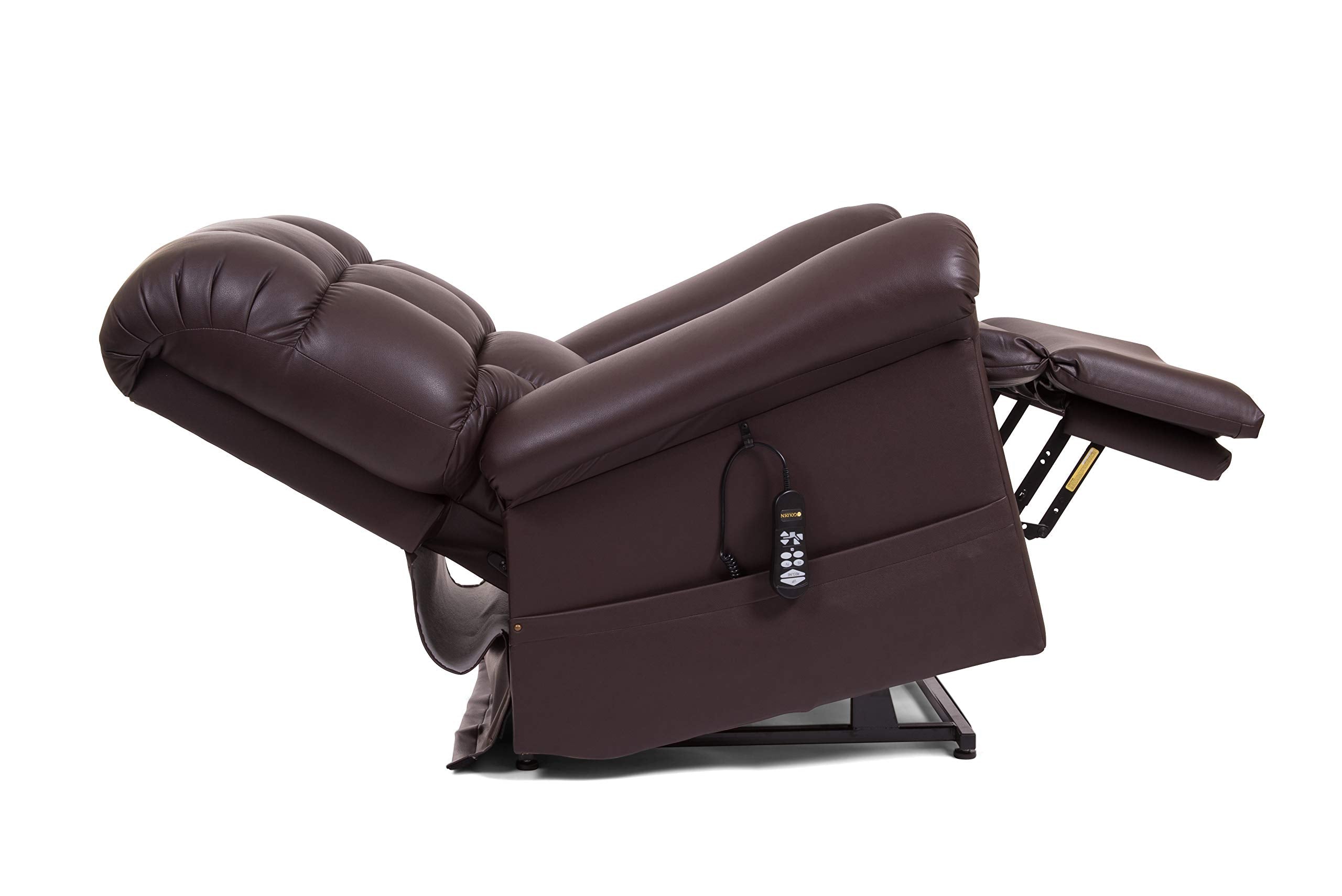 Golden Technologies Cloud PR515-MLA Lift Chair with Twilight and MaxiComfort – Infinite Position Recliner for Seniors & Adults (Coffee Bean Fabric)
