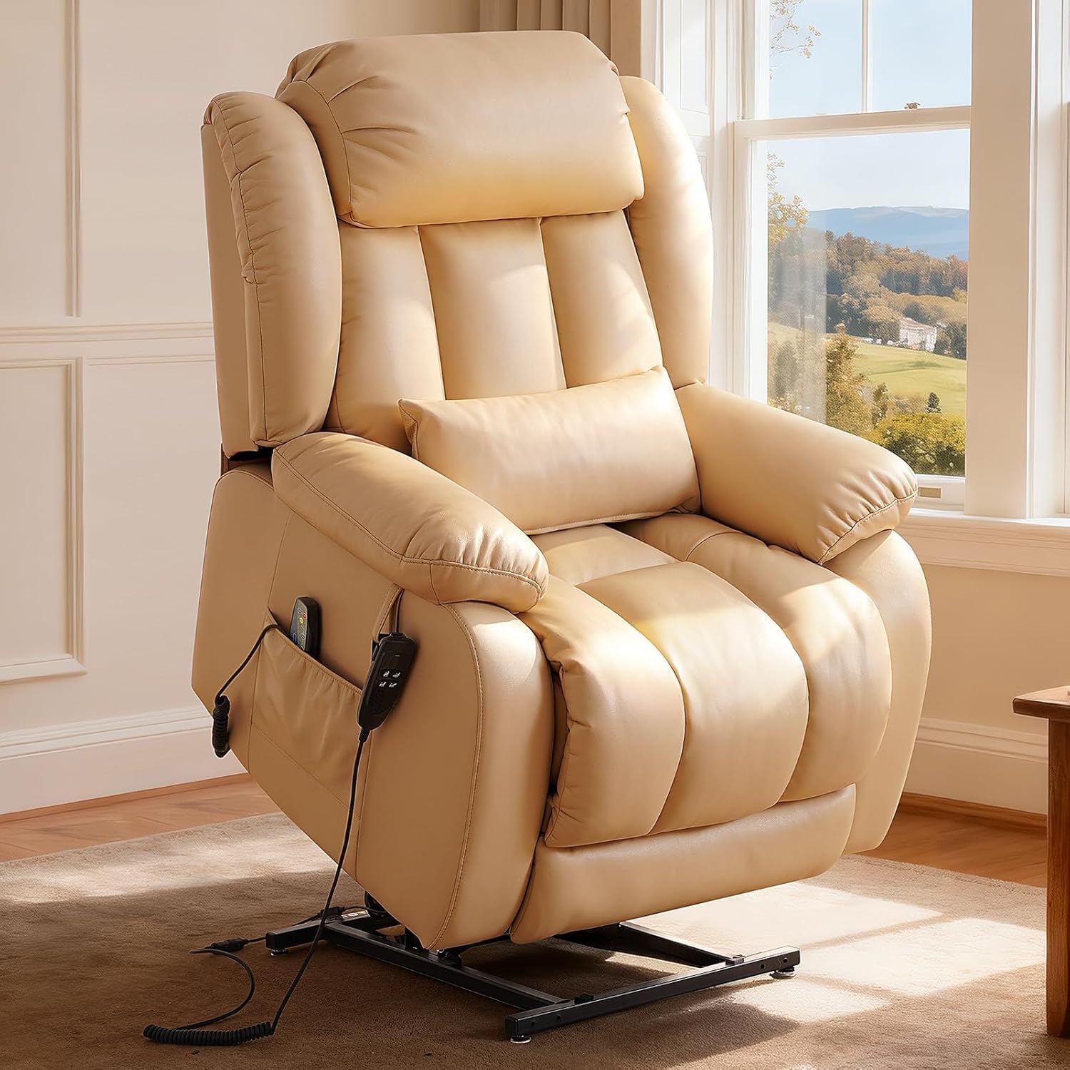 Power Lift Recliner Chair with Massage & Heat