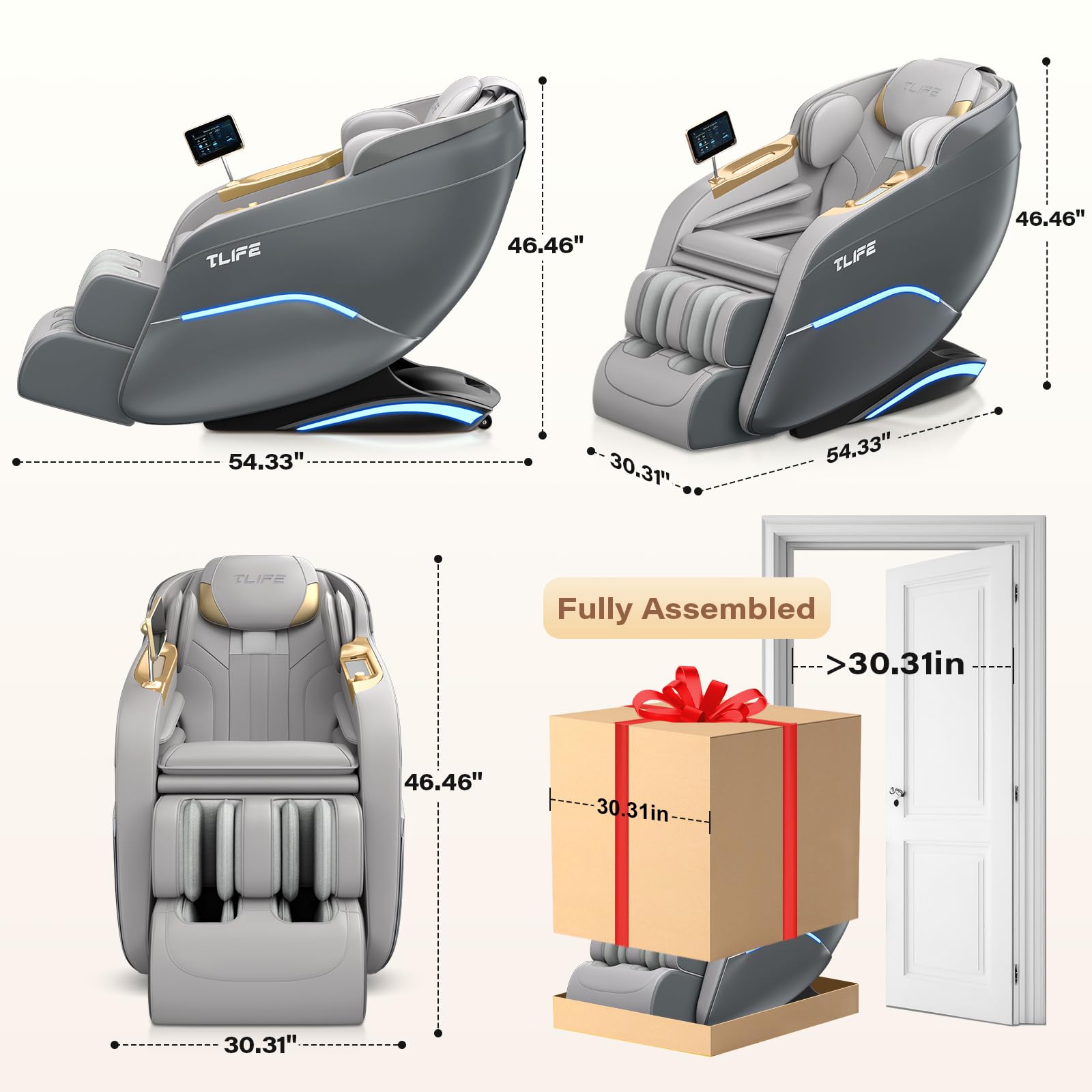 SL-Track Shiatsu Massage Chair