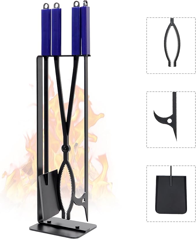 Firewood Tongs & Poker Set