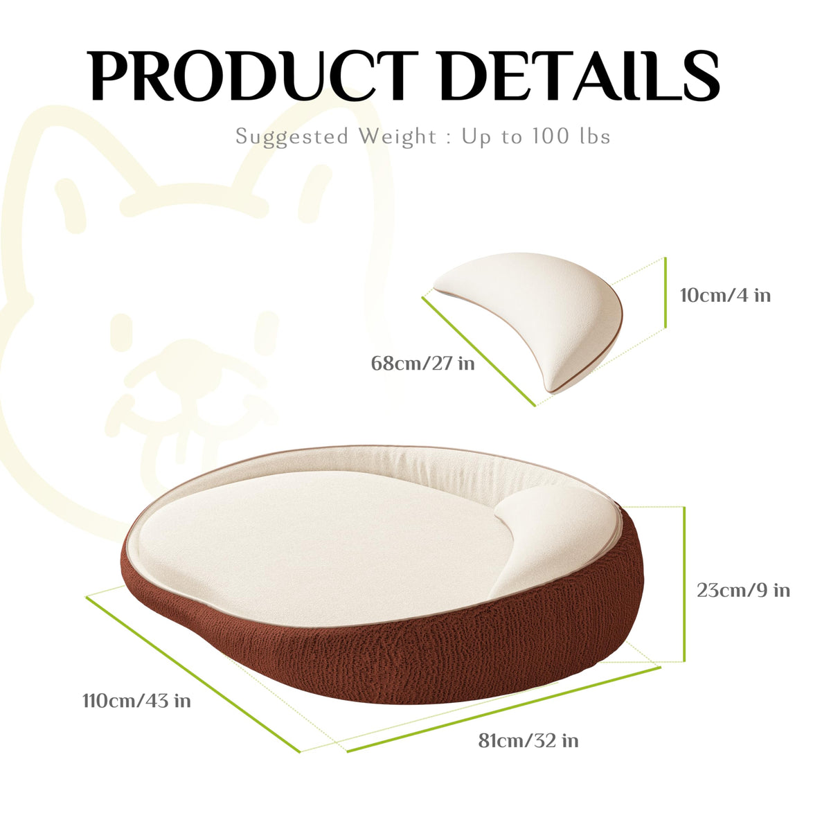 XL Orthopedic Dog Bed