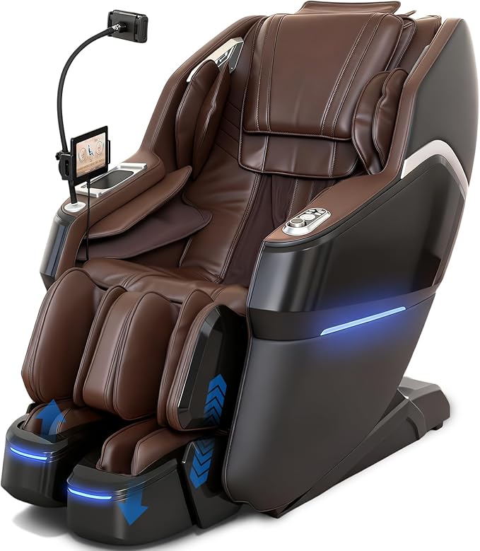 4D Massage Chair Full Body – Zero Gravity SL-Track Recliner
