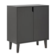 2-Door Storage Cabinet with Soft-Close Doors