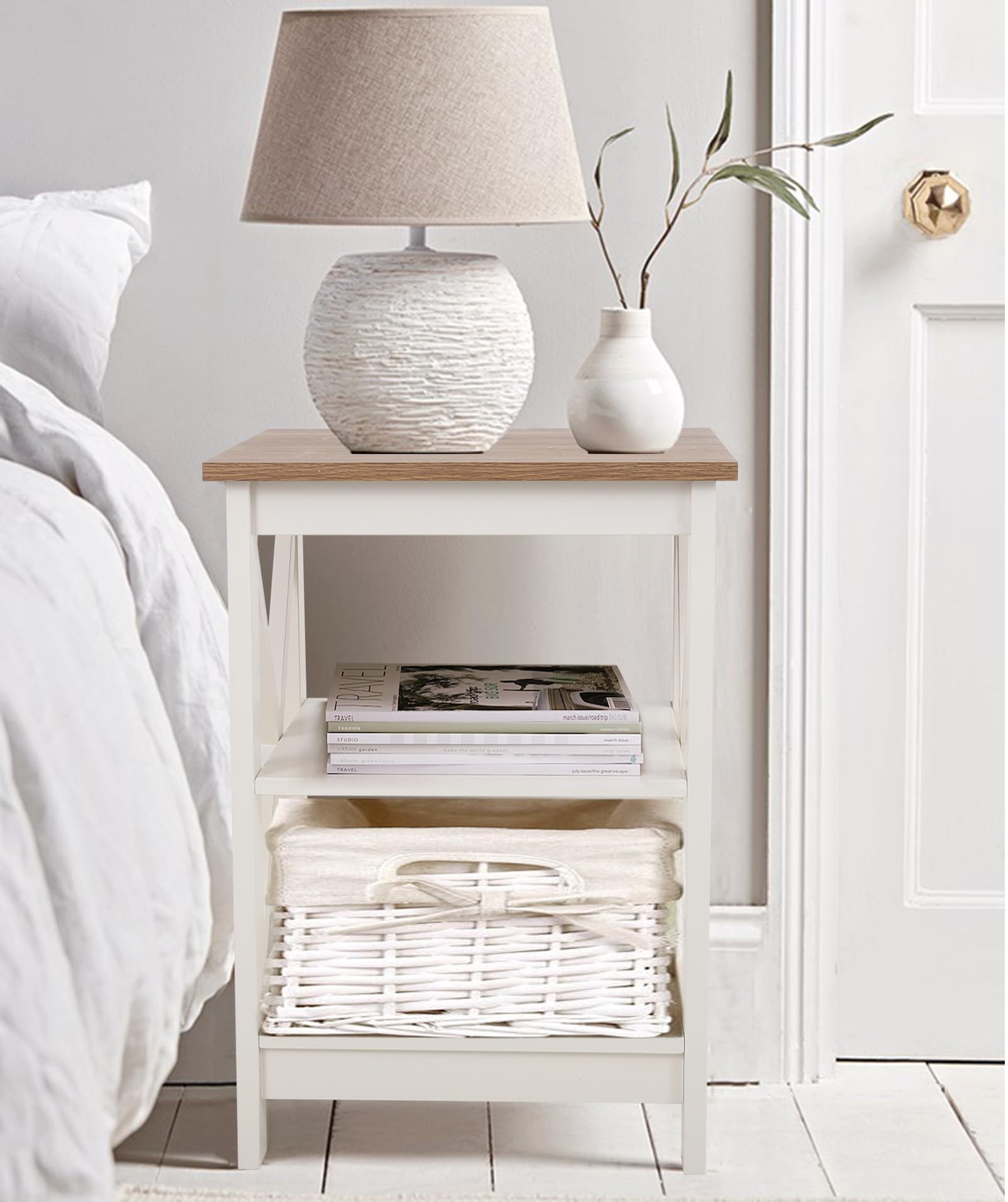3-Tier End Table Set of 2