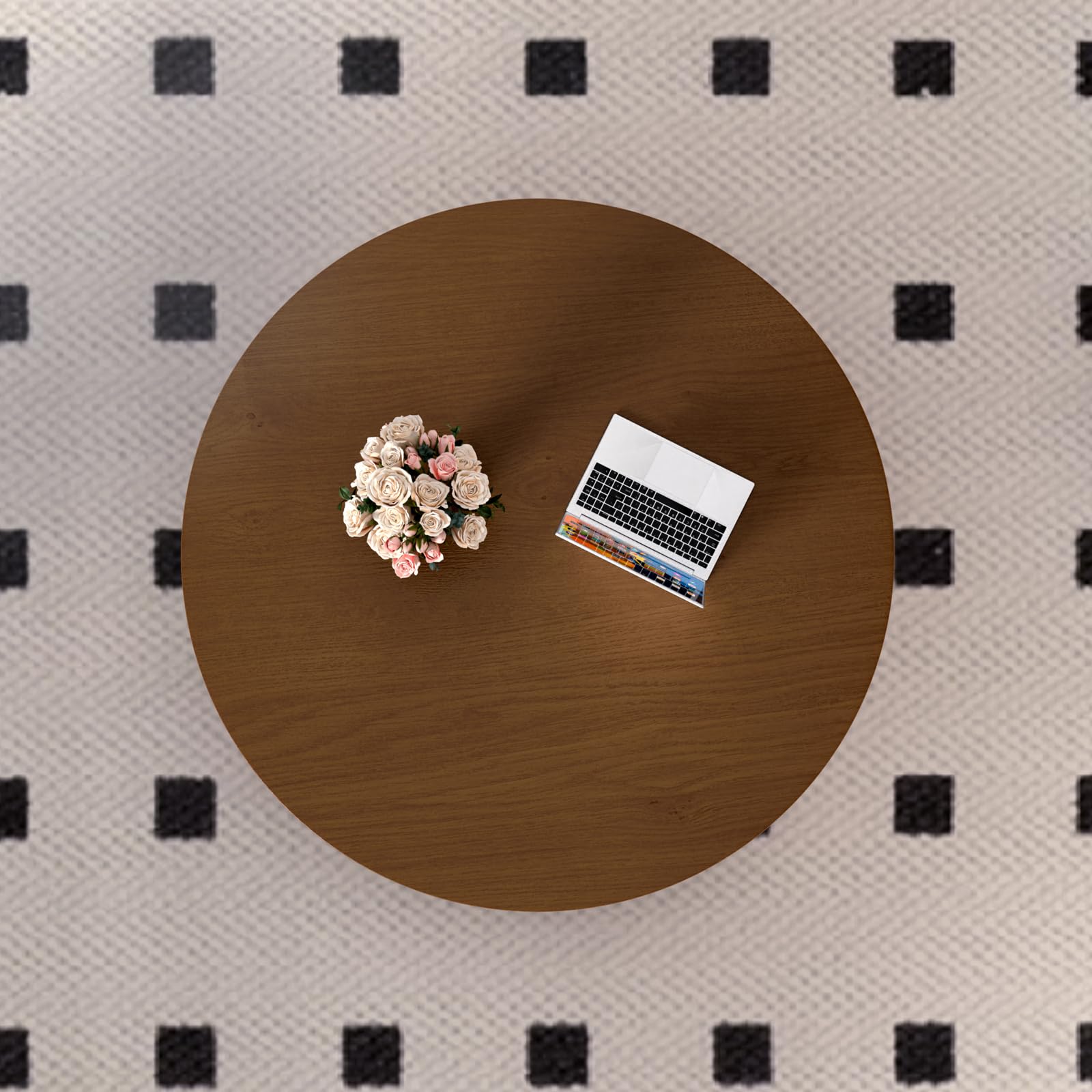 Round Drum Coffee Table
