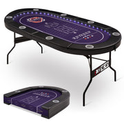 Foldable LED Poker Table for 8 Players