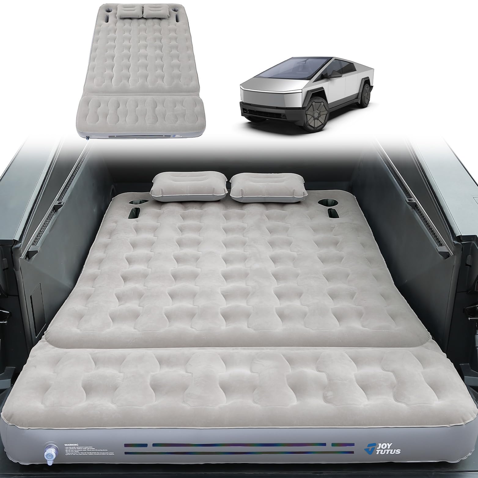 Cybertruck Bed Air Mattress with Built-in Pump