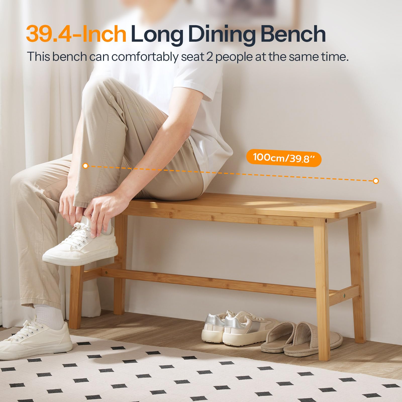 Bamboo Dining Bench