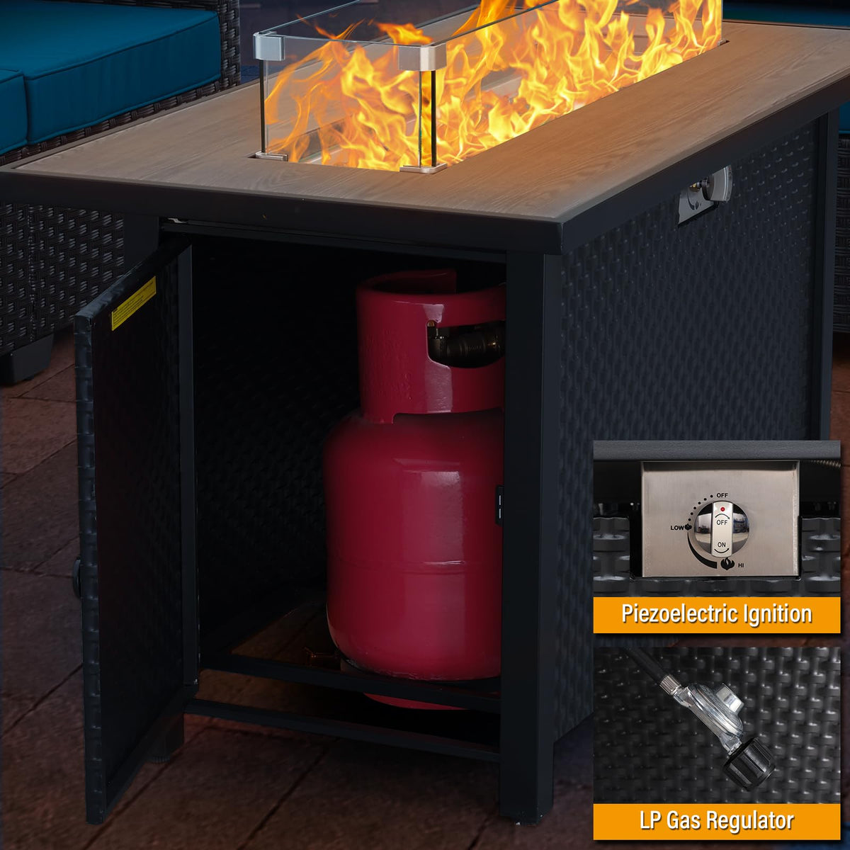 Propane Fire Pit Table