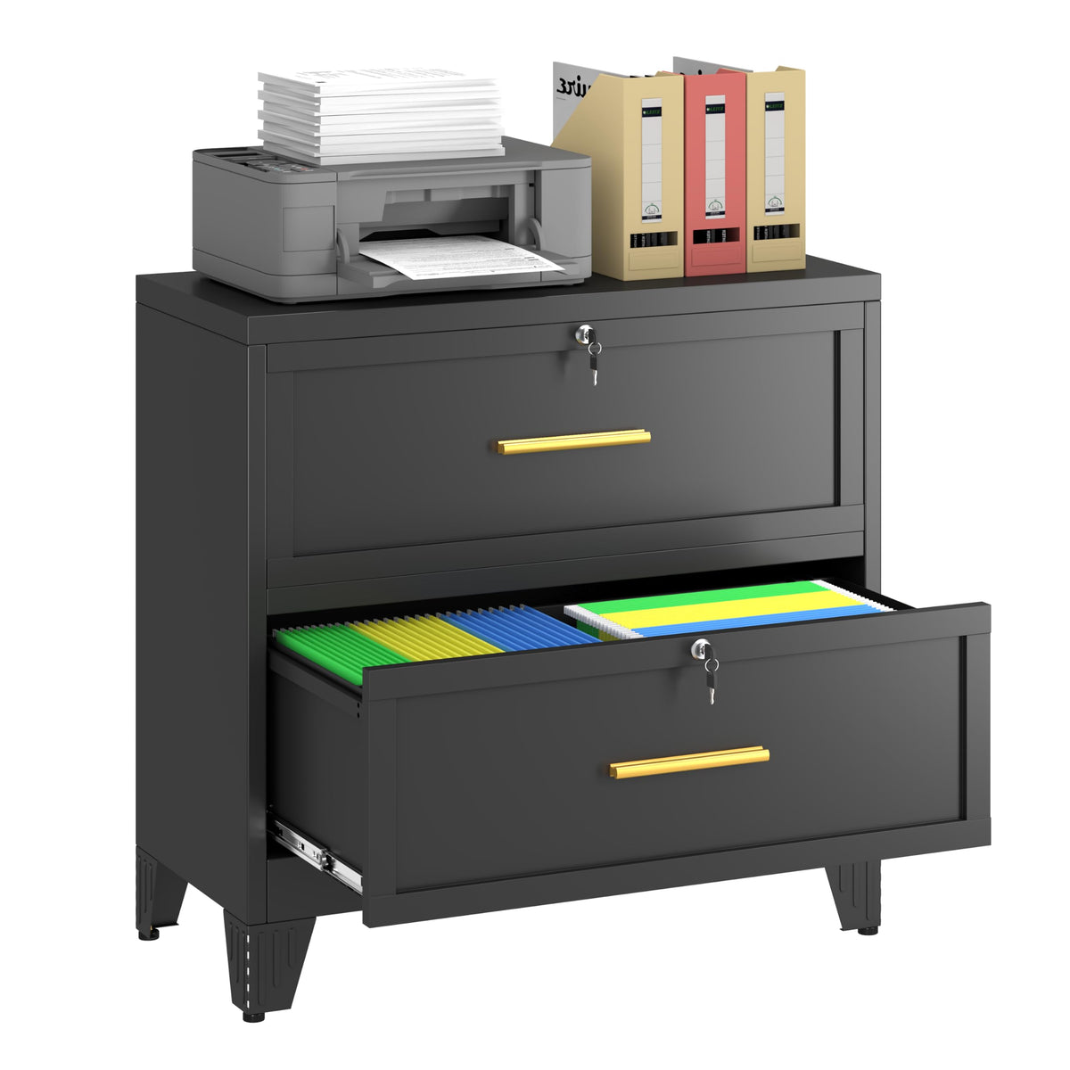 Lockable Steel Filing Cabinet