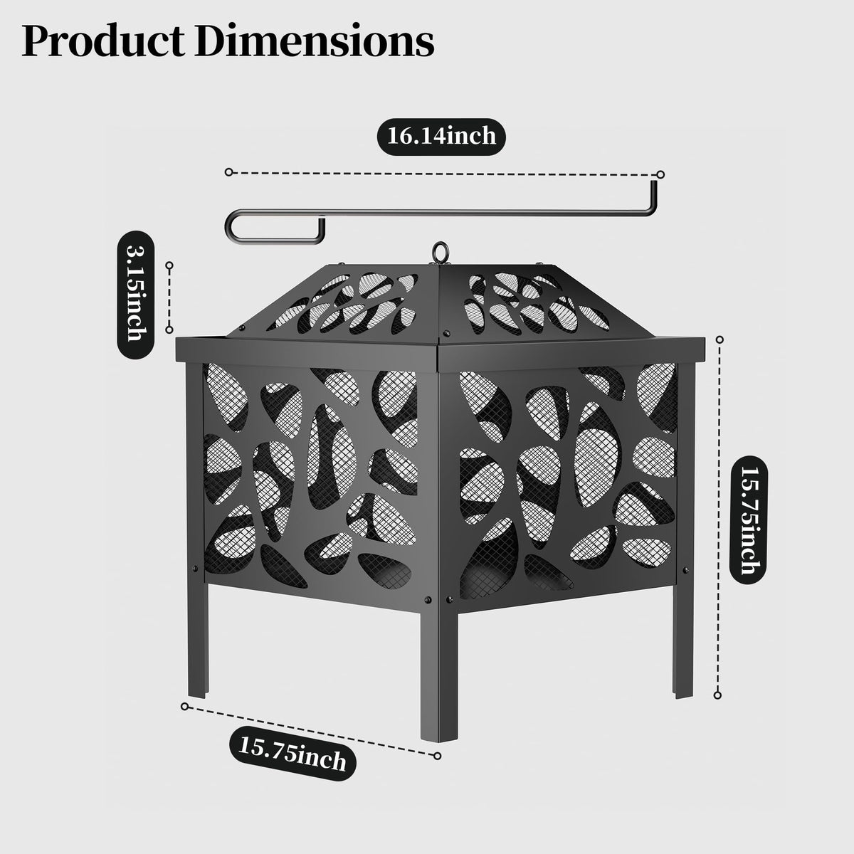 Compact Wood-Burning Fire Pit