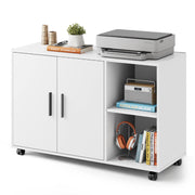 Office Storage Cabinet with Doors and Shelves