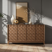 Walnut Fluted Sideboard