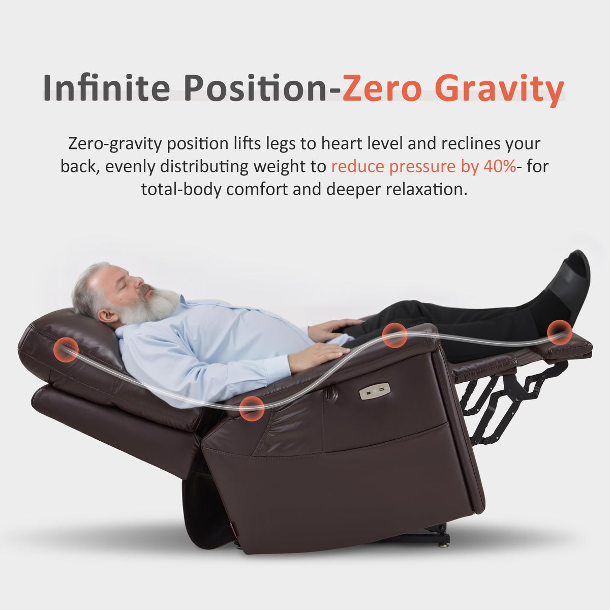 MCombo 500lbs Heavy Duty Lift Chair for Elderly, 28" Extra Wide Seat R7777