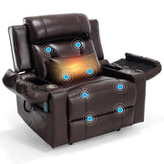 Big and Tall Triple Motor Power Lift Recliner Chair, Dark Brown