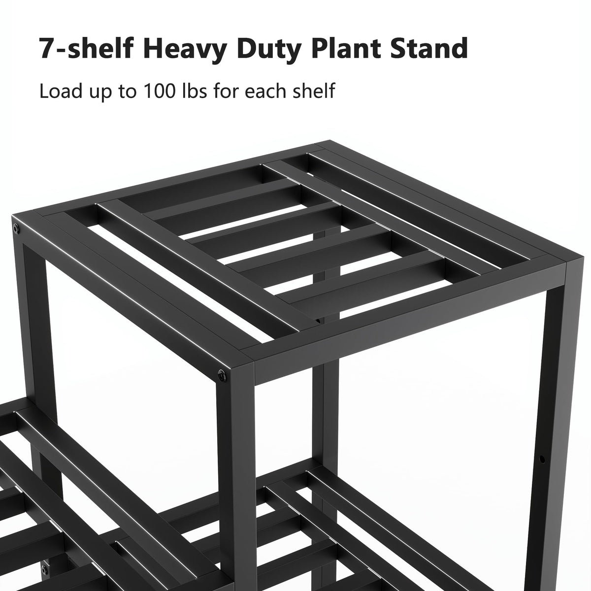 7-Tier Steel Plant Stand