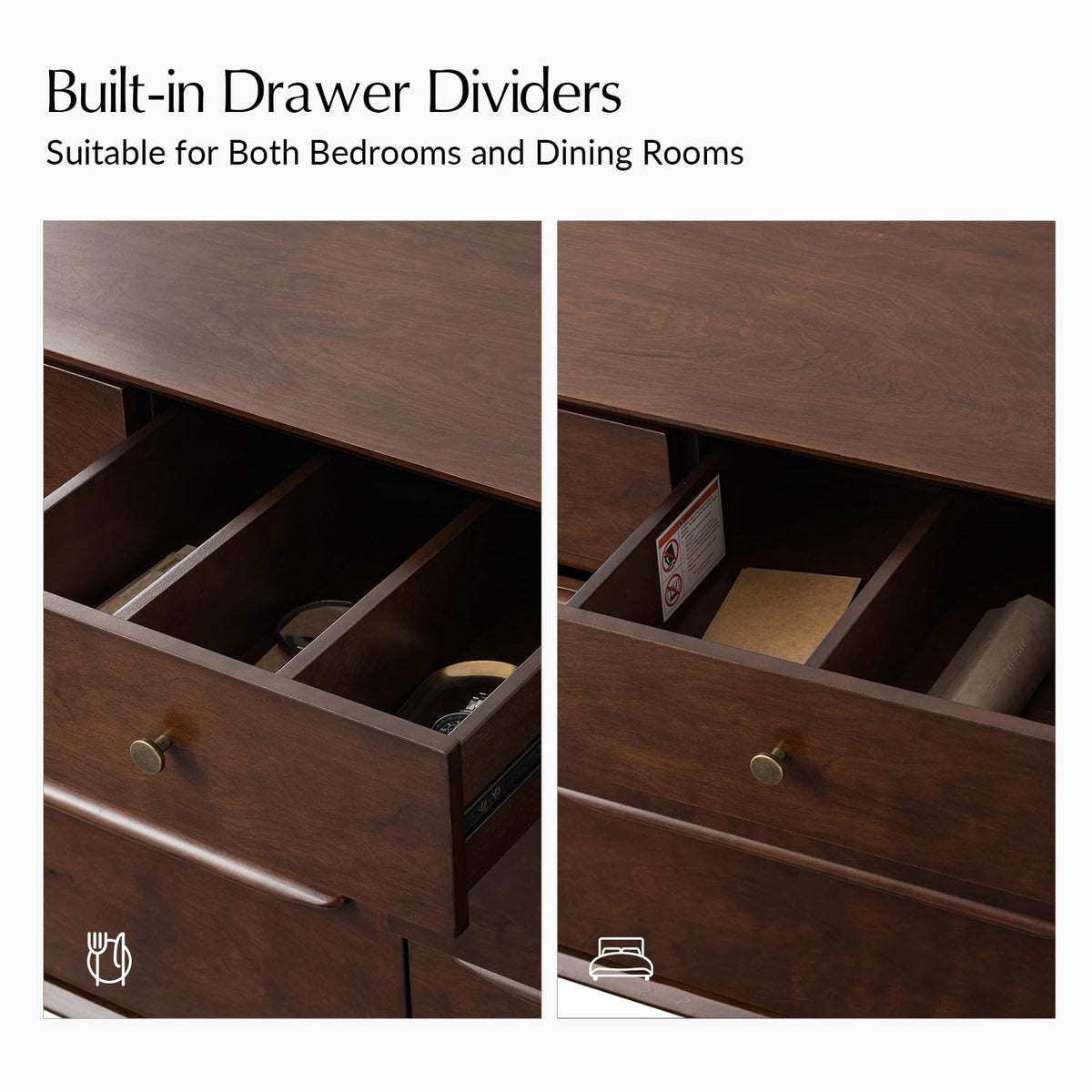 Mid-Century 7-Drawer Dresser