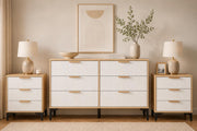 3-Piece Fluted Bedroom Set