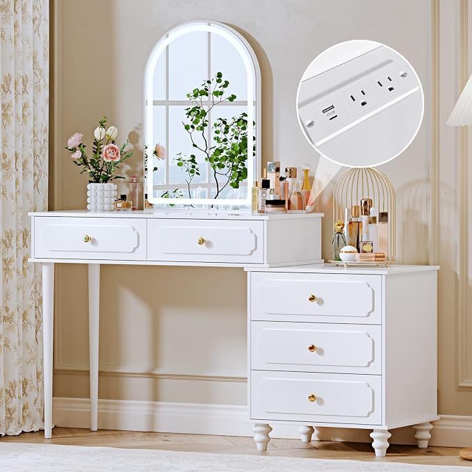 Black LED Makeup Vanity