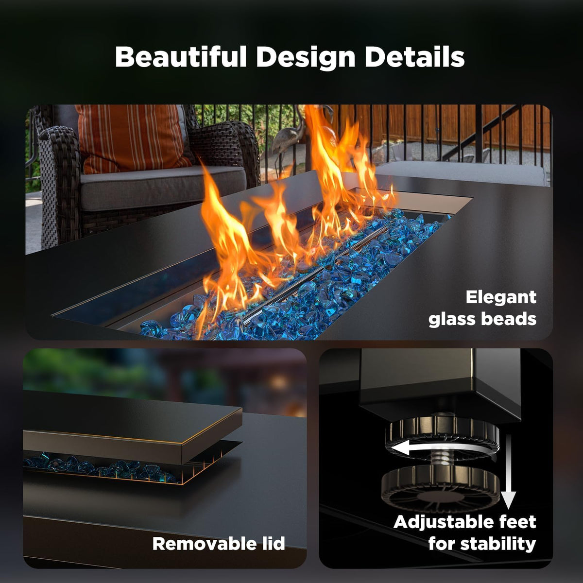Propane Fire Pit Table
