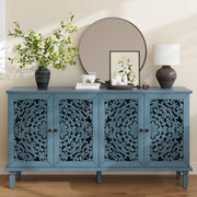 Carved 4-Door Sideboard