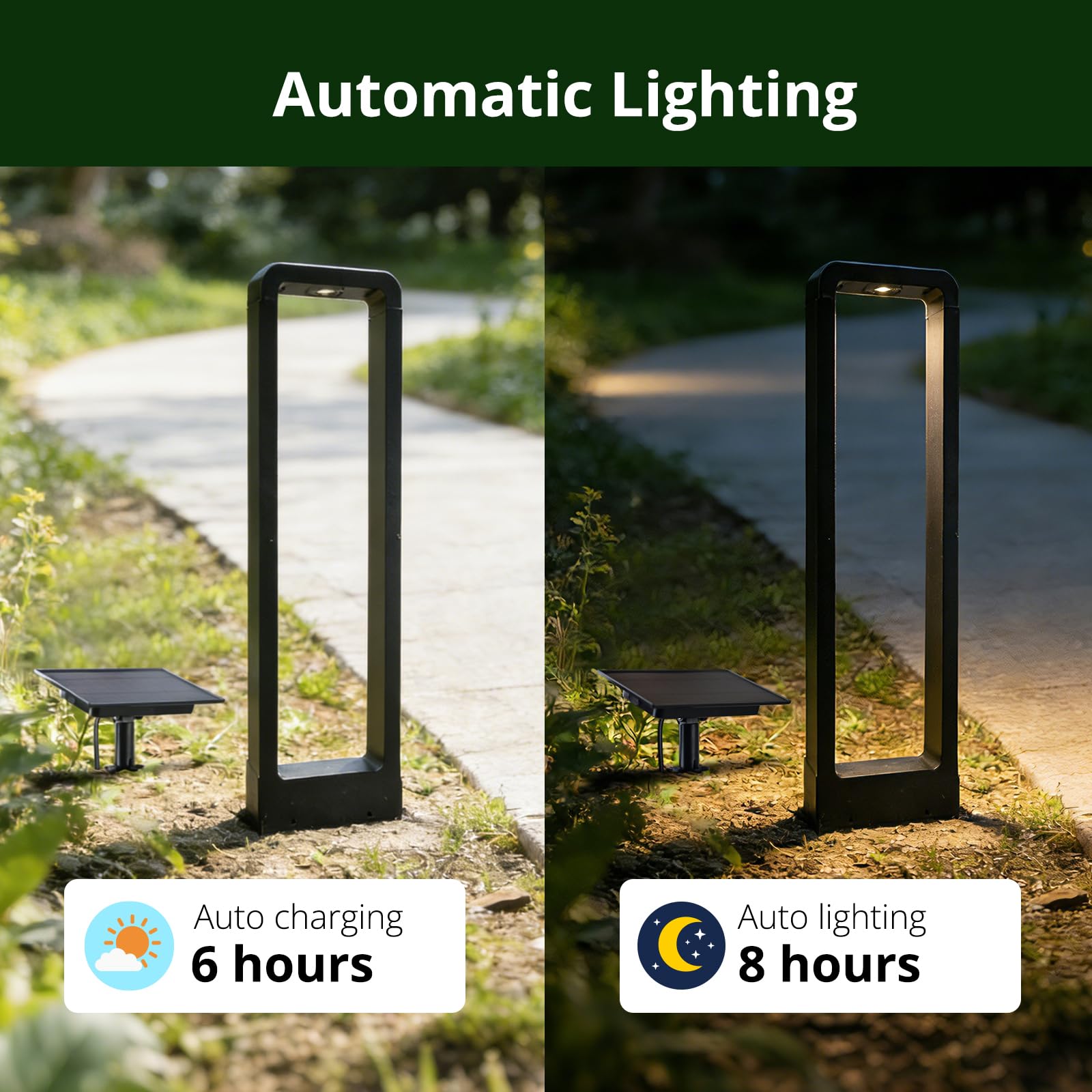 Solar Pathway Lights Outdoor Garden Lights Bright Solar Lights Waterproof for Backyard Patio Walkway Landscape