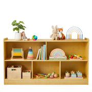 Montessori Kids Bookshelf & Toy Storage Organizer