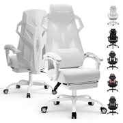 Ergonomic Mesh Gaming Chair with Footrest