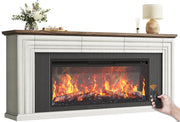 70" Fireplace TV Stand with 42" Electric Fireplace
