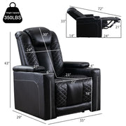 Black Power Recliner
