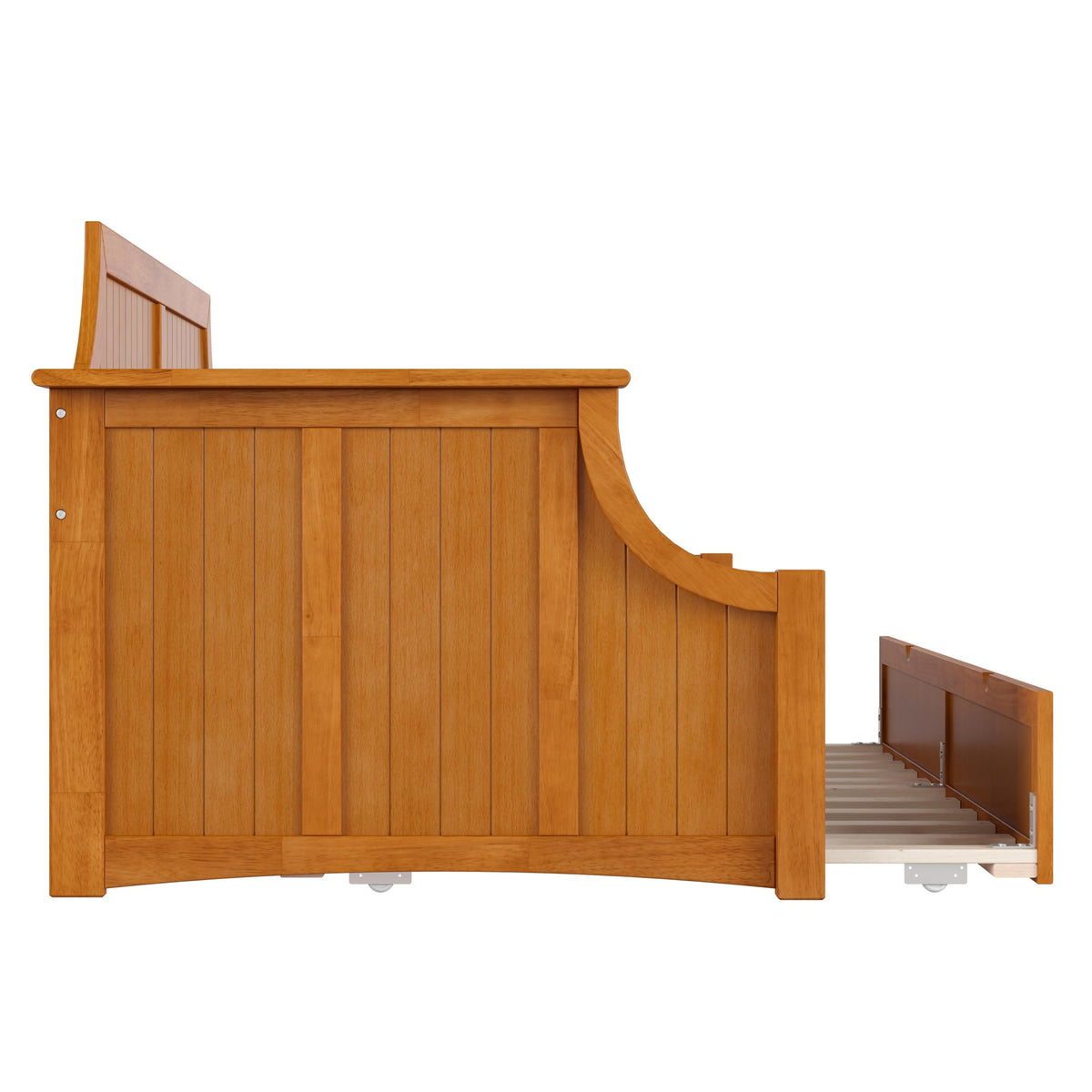 AFI, Cambridge Twin Wood Daybed with Twin Trundle, Light Toffee