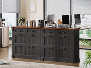 4-Drawer Filing Cabinet with Power Outlets