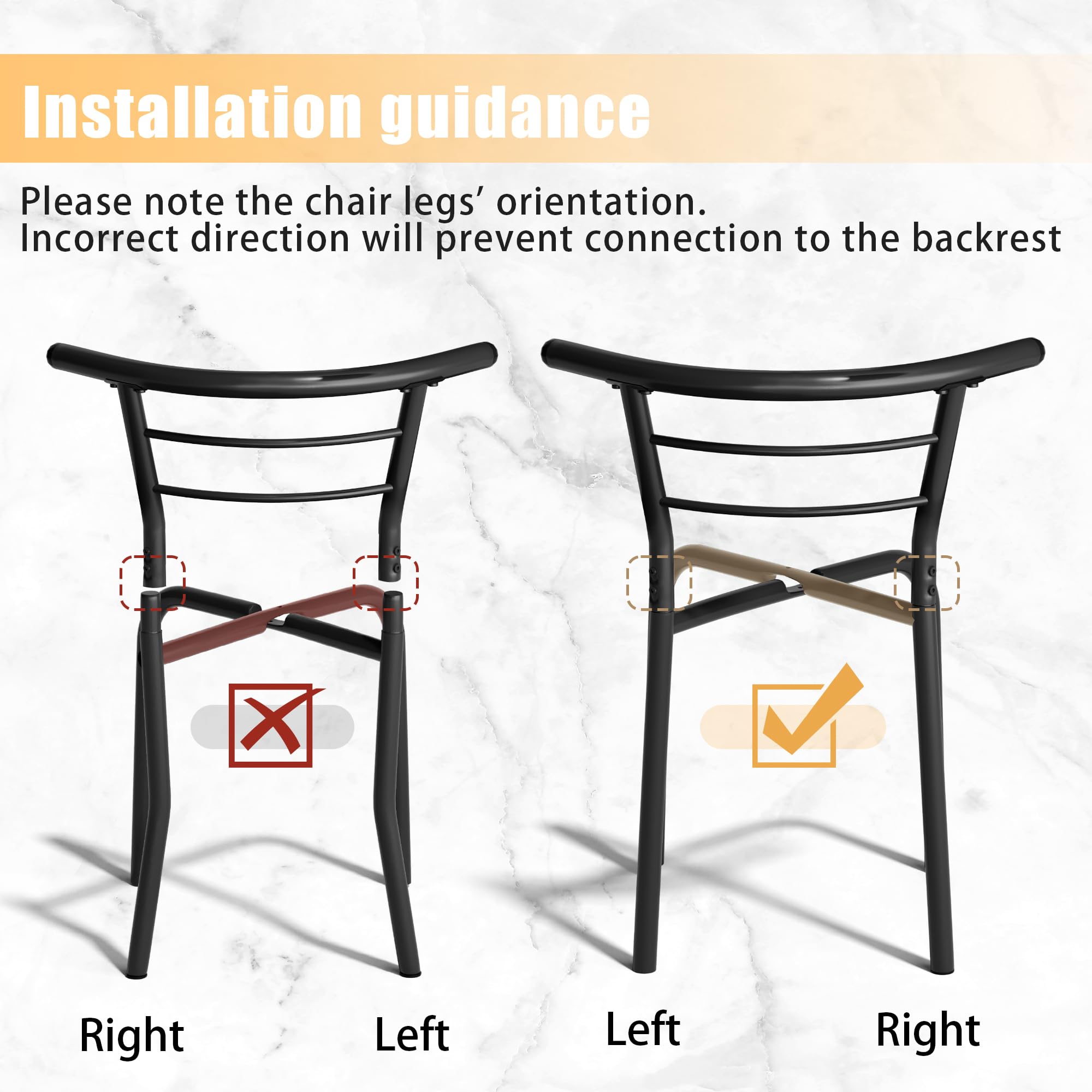 3-Piece Kitchen Table & Chair Set with Wine Rack