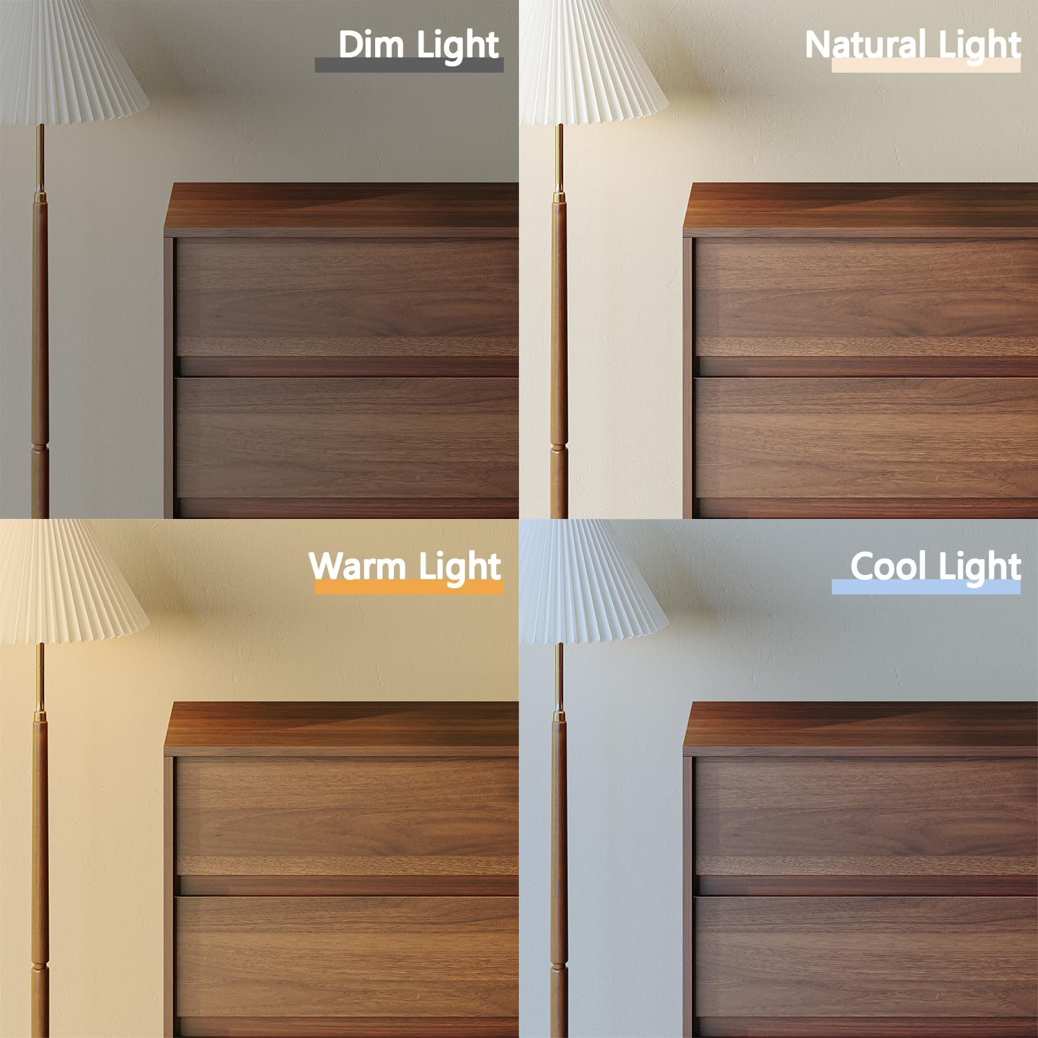 HOUROM Walnut Dresser for Bedroom with 9 Drawers,59" Wide Modern Dressers Chest of Drawers,Sturdy Base,Minimalist Linear Design,Wooden Closet Clothes Organizer for Bedroom,Hallway