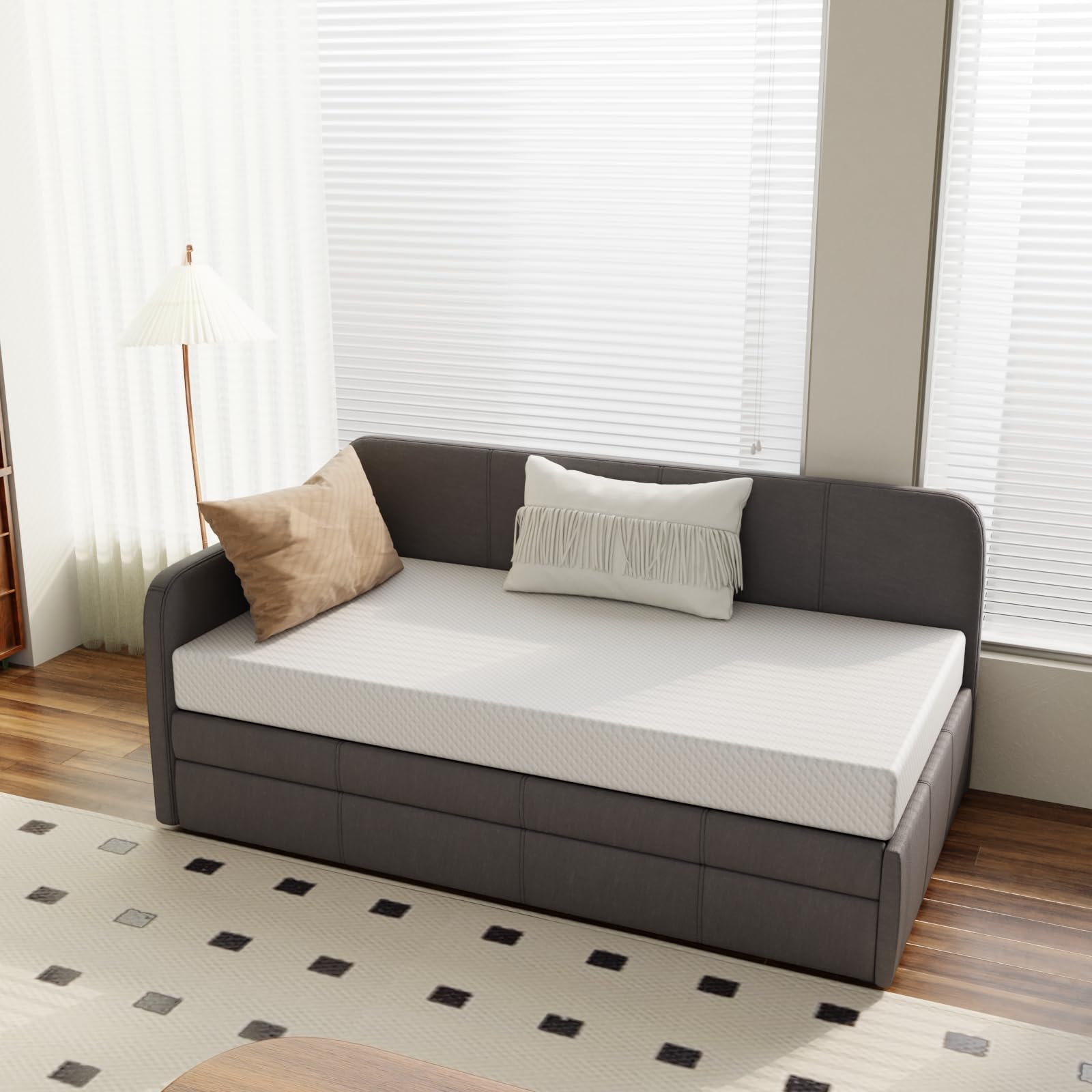 Twin Gel Memory Foam Mattress – 5 Inch, Medium Firm