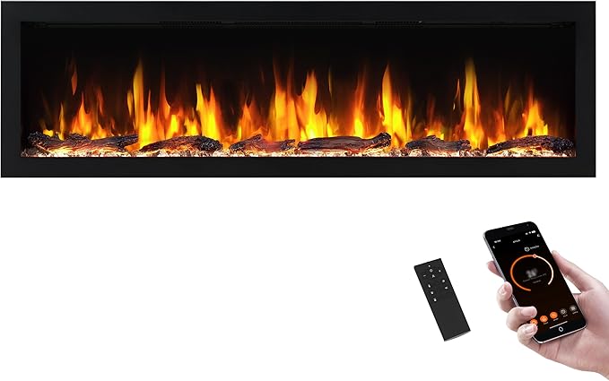 Smart Linear Electric Fireplace
