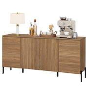 Fluted Buffet Cabinet with 4 Doors