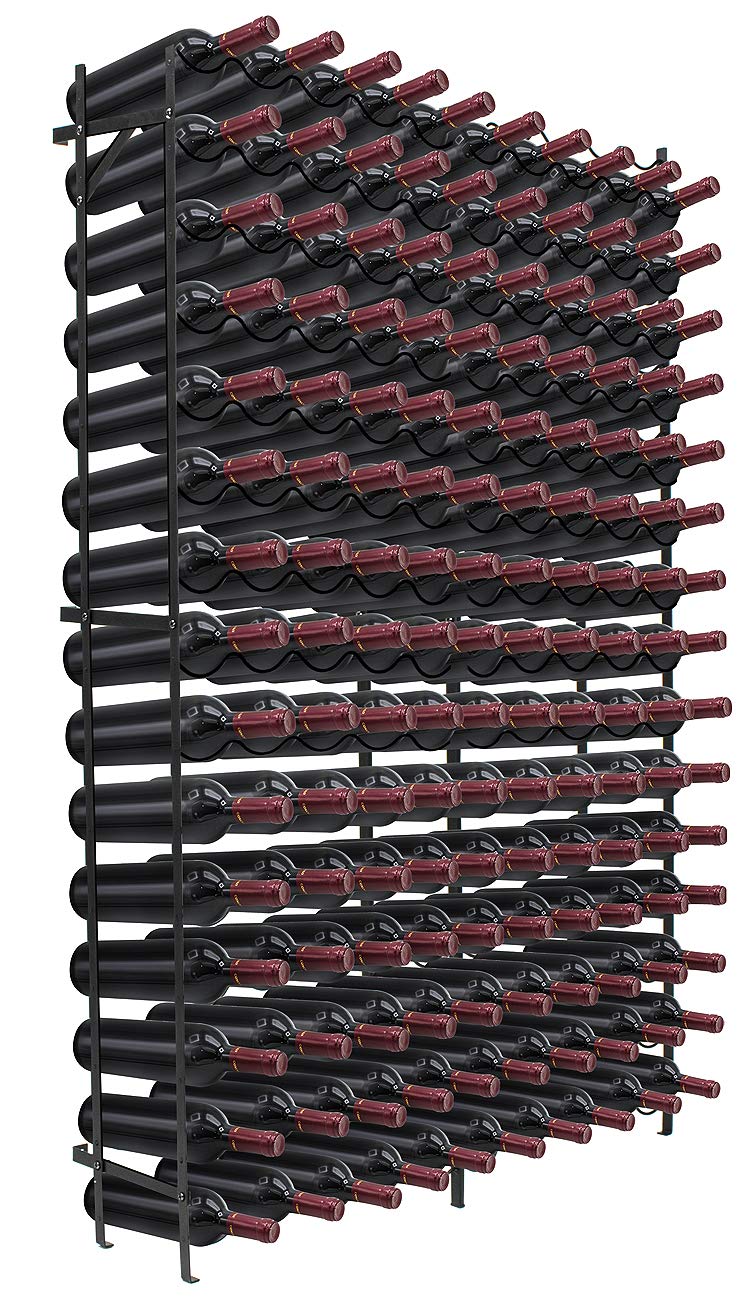 15-Tier Freestanding Wine Rack – 150 Bottle Capacity